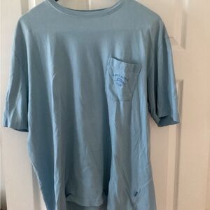 Tommy Bahama Relax Blue Pocket Tee Size XL Embroidered Logo